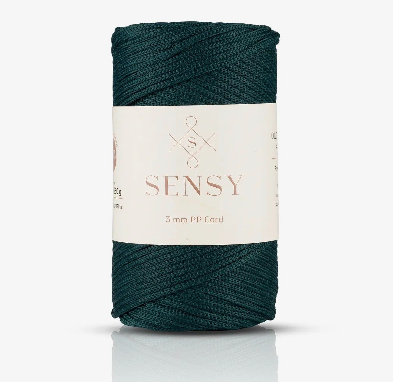 *Pre-Order* Sensy Premium 3mm - 131 Yards 100% Polyester Macrame Cord - The Yarn Geek