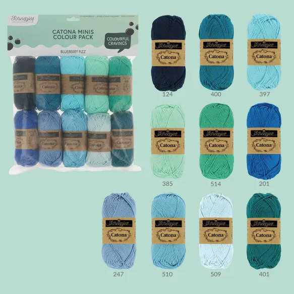 *Group Order* Scheepjes Catona Colour Pack - 10x25gr - The Yarn Geek