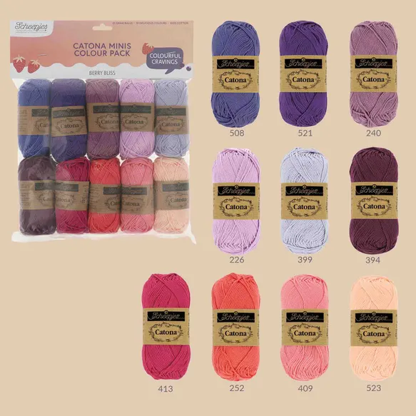 *Group Order* Scheepjes Catona Colour Pack - 10x25gr - The Yarn Geek