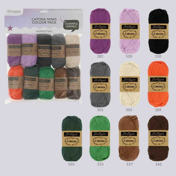 *Group Order* Scheepjes Catona Colour Pack - 10x25gr - The Yarn Geek