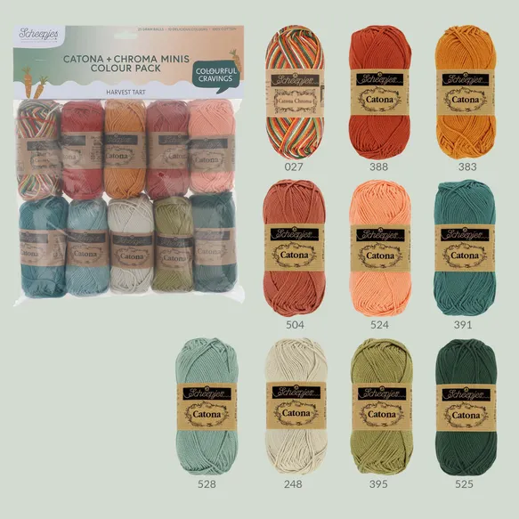 *Group Order* Scheepjes Catona Colour Pack - 10x25gr - The Yarn Geek