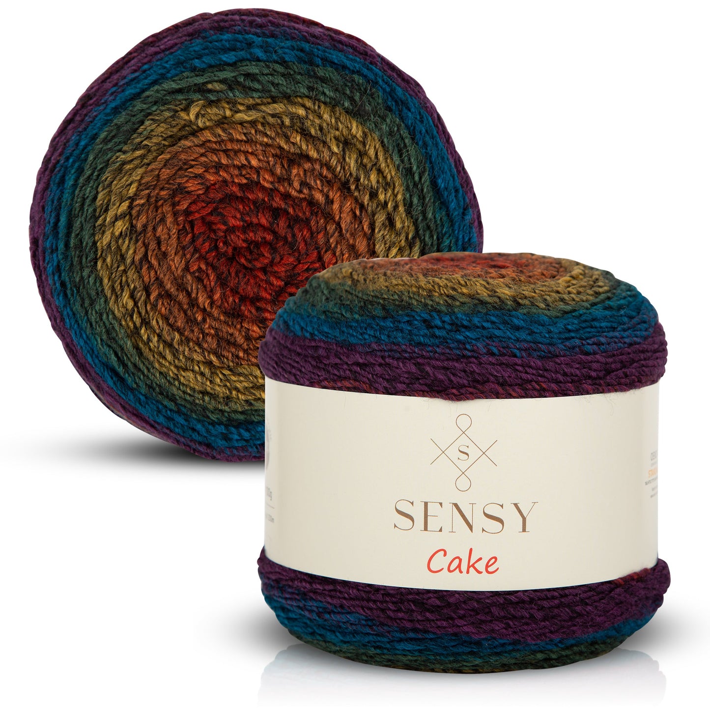 Sensy Cake Yarn, 5.3 oz, 525 Yards, Gauge 3 Light - The Yarn Geek