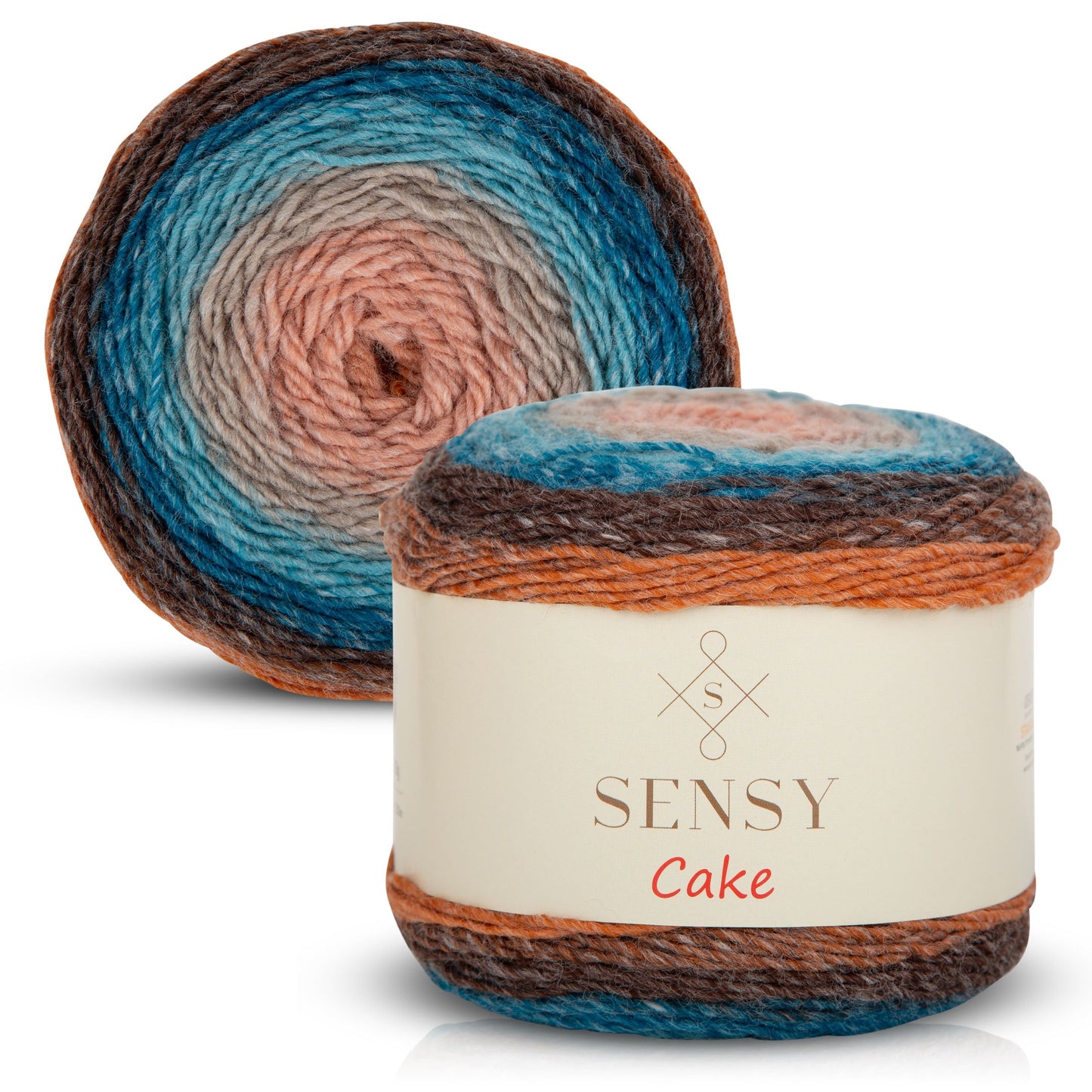 Sensy Cake Yarn, 5.3 oz, 525 Yards, Gauge 3 Light - The Yarn Geek