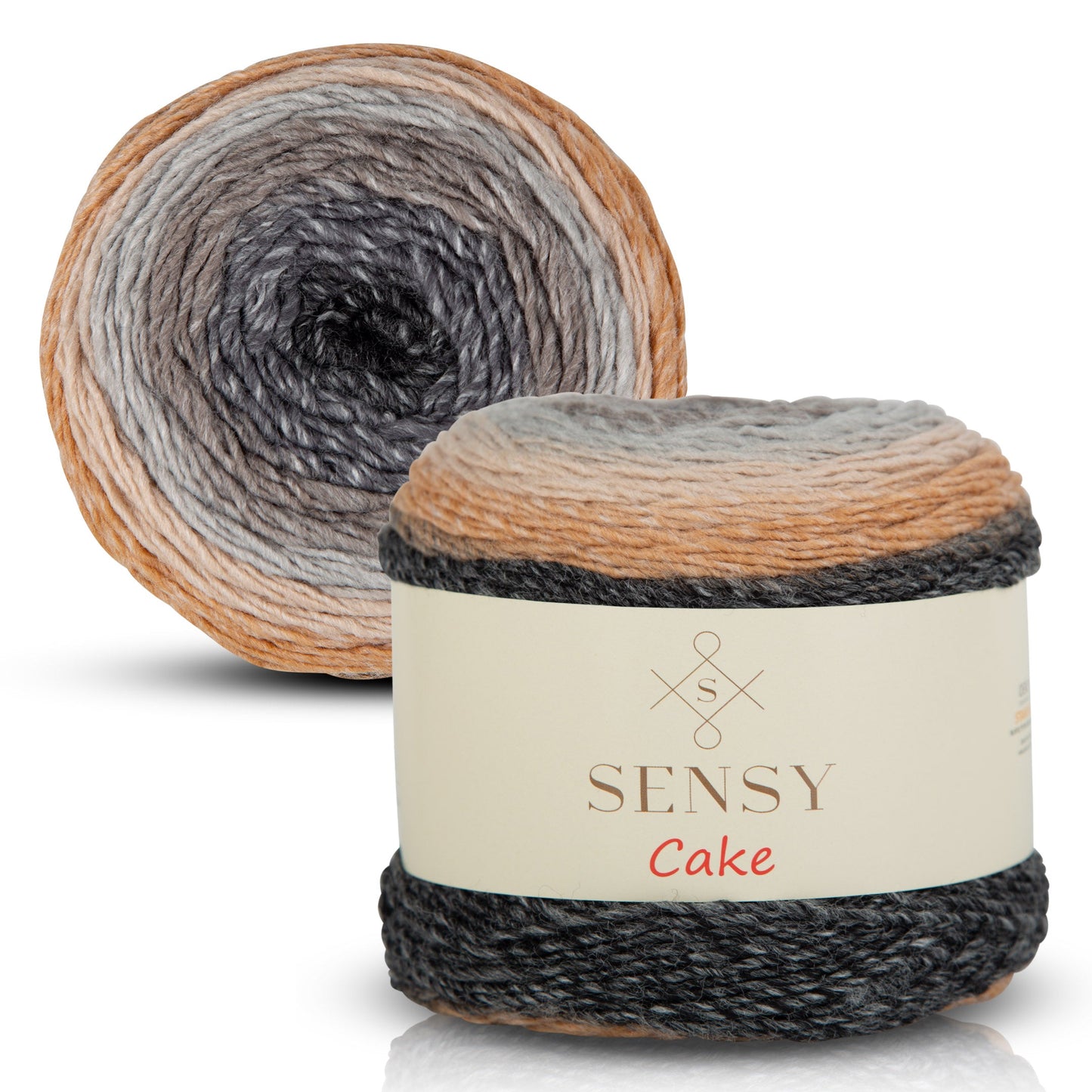 Sensy Cake Yarn, 5.3 oz, 525 Yards, Gauge 3 Light - The Yarn Geek