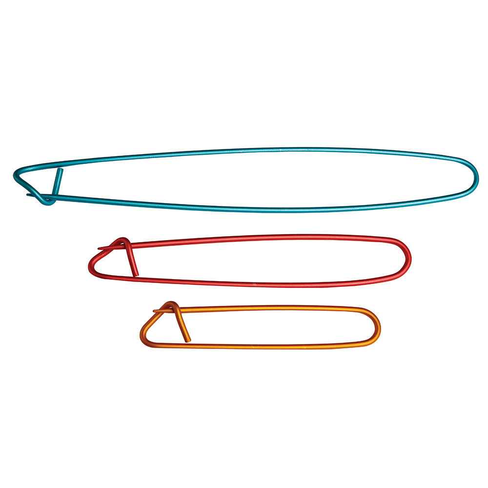 Aluminum Stitch Holders Set - 3 Durable Holders for Knitting and Crochet - The Yarn Geek