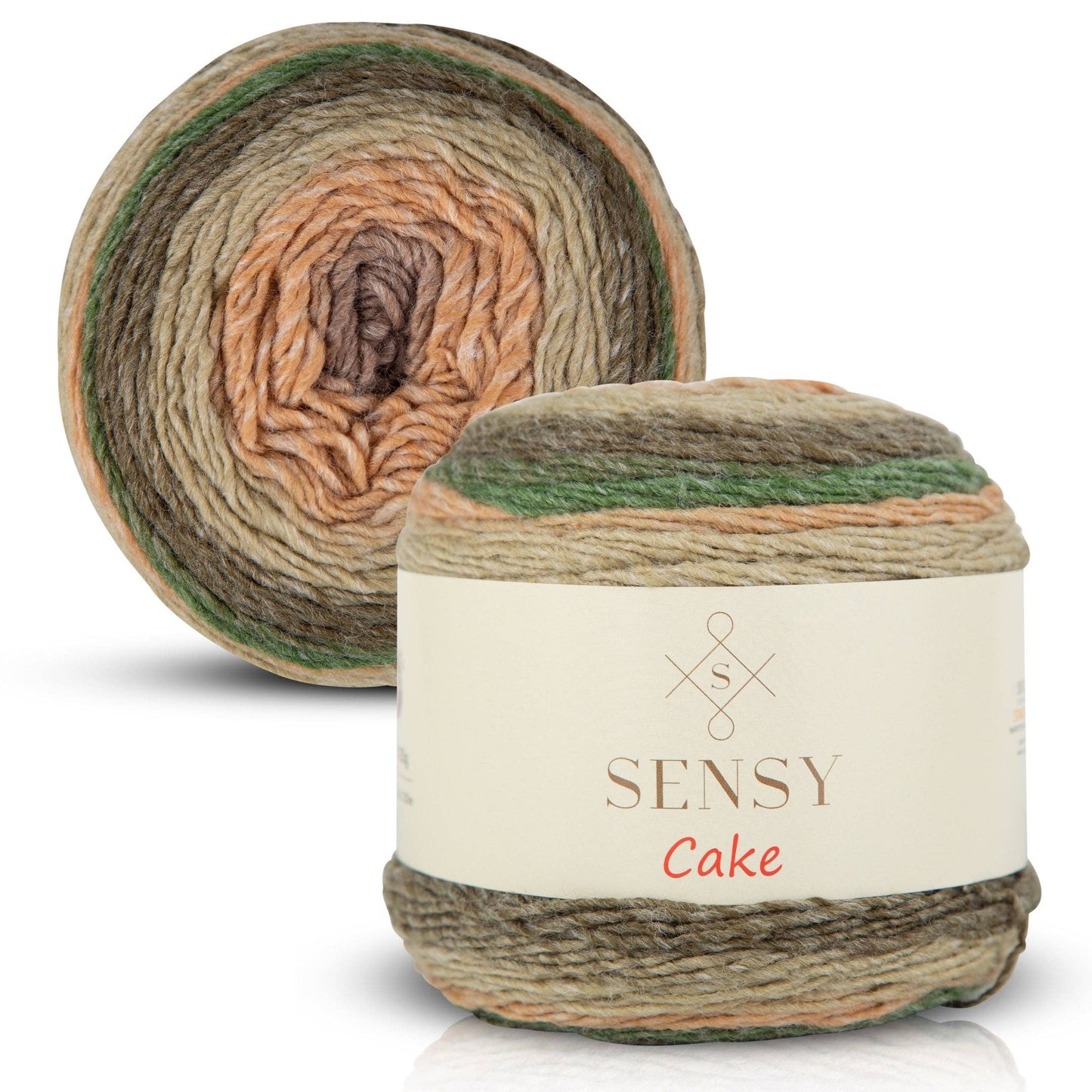 Sensy Cake Yarn, 5.3 oz, 525 Yards, Gauge 3 Light: 559 / 1 Skein