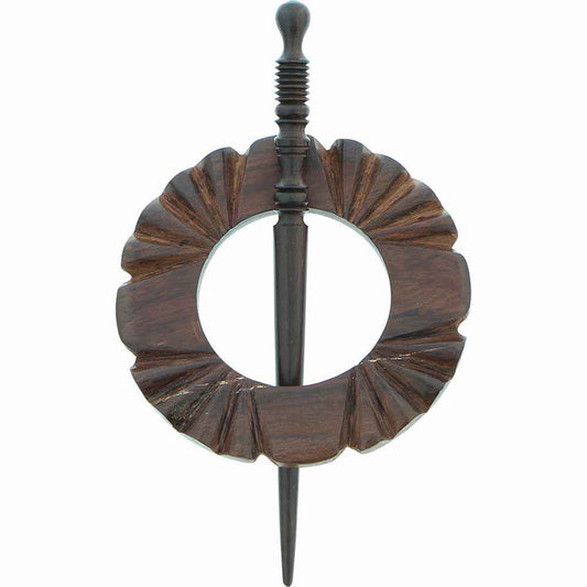 INSPIRE Shawl Pin - 80mm (31⁄8″) - Wood - The Yarn Geek