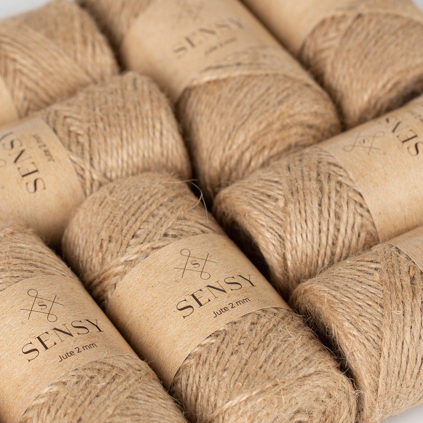 Sensy Premium Natural Jute Twine Best Arts Crafts Gift Twine Christmas Twine Durable Packing String (328 Feet) - The Yarn Geek