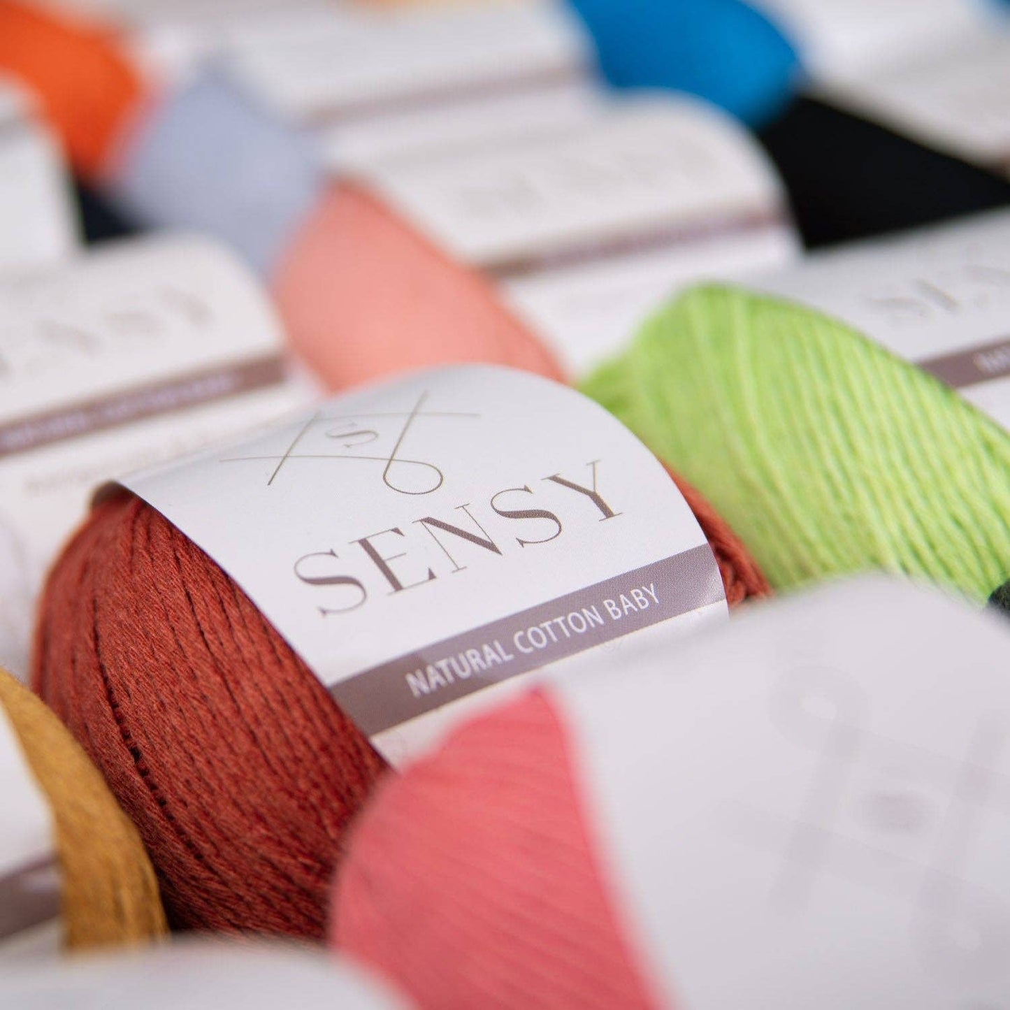 Sensy Premium 100% Soft Cotton Yarn for Amigurumi Knitting a