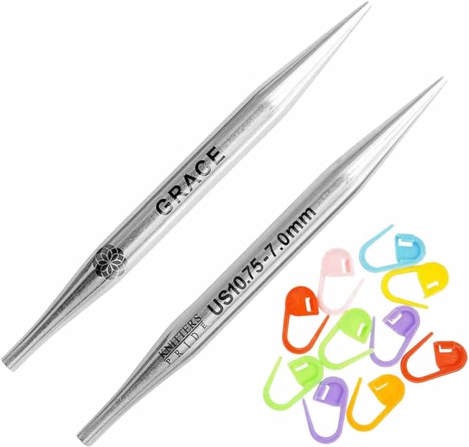 Knitter's Pride Mindful Collection Lace Interchangeable Needle Tips, 4" / 10cm
