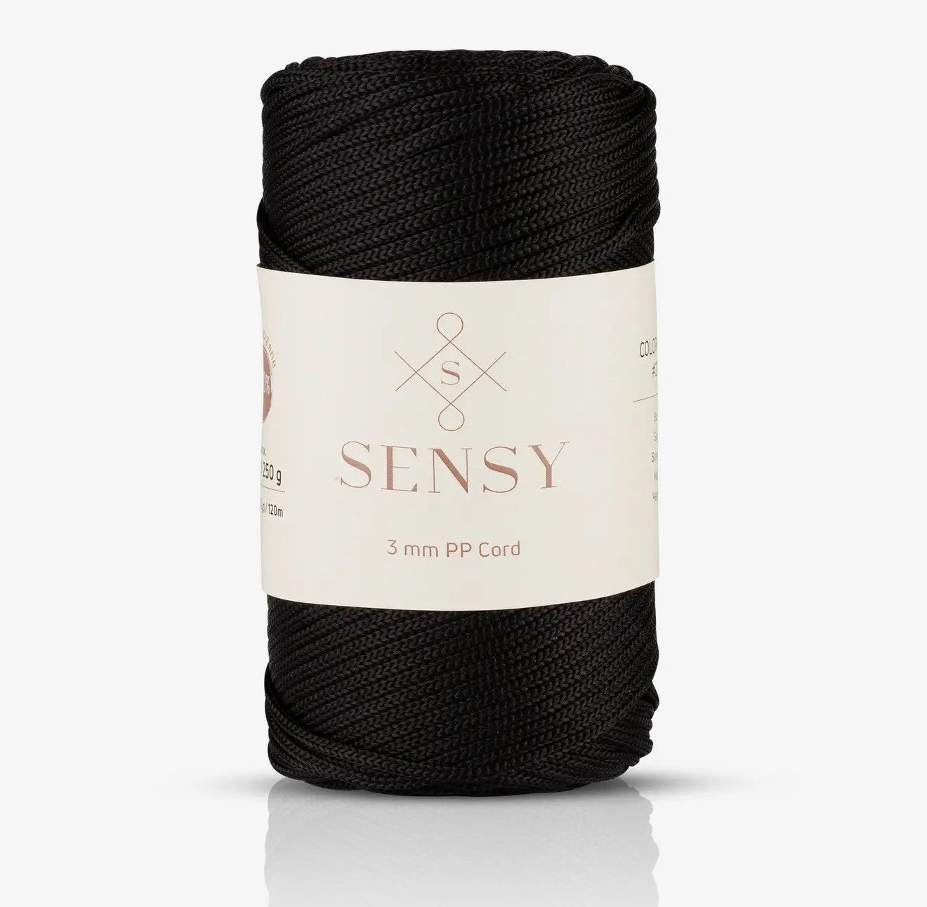*Pre-Order* Sensy Premium 3mm - 131 Yards 100% Polyester Macrame Cord - The Yarn Geek