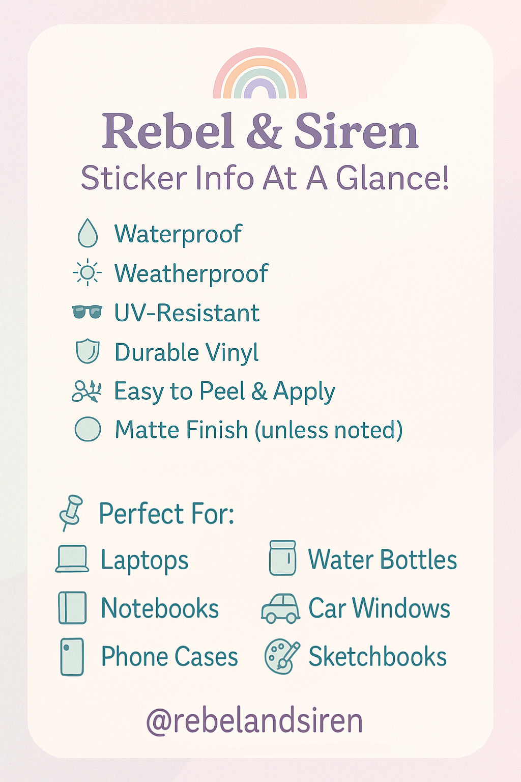 Crafty Cat | Animals | Waterproof Vinyl Sticker | 2.5"