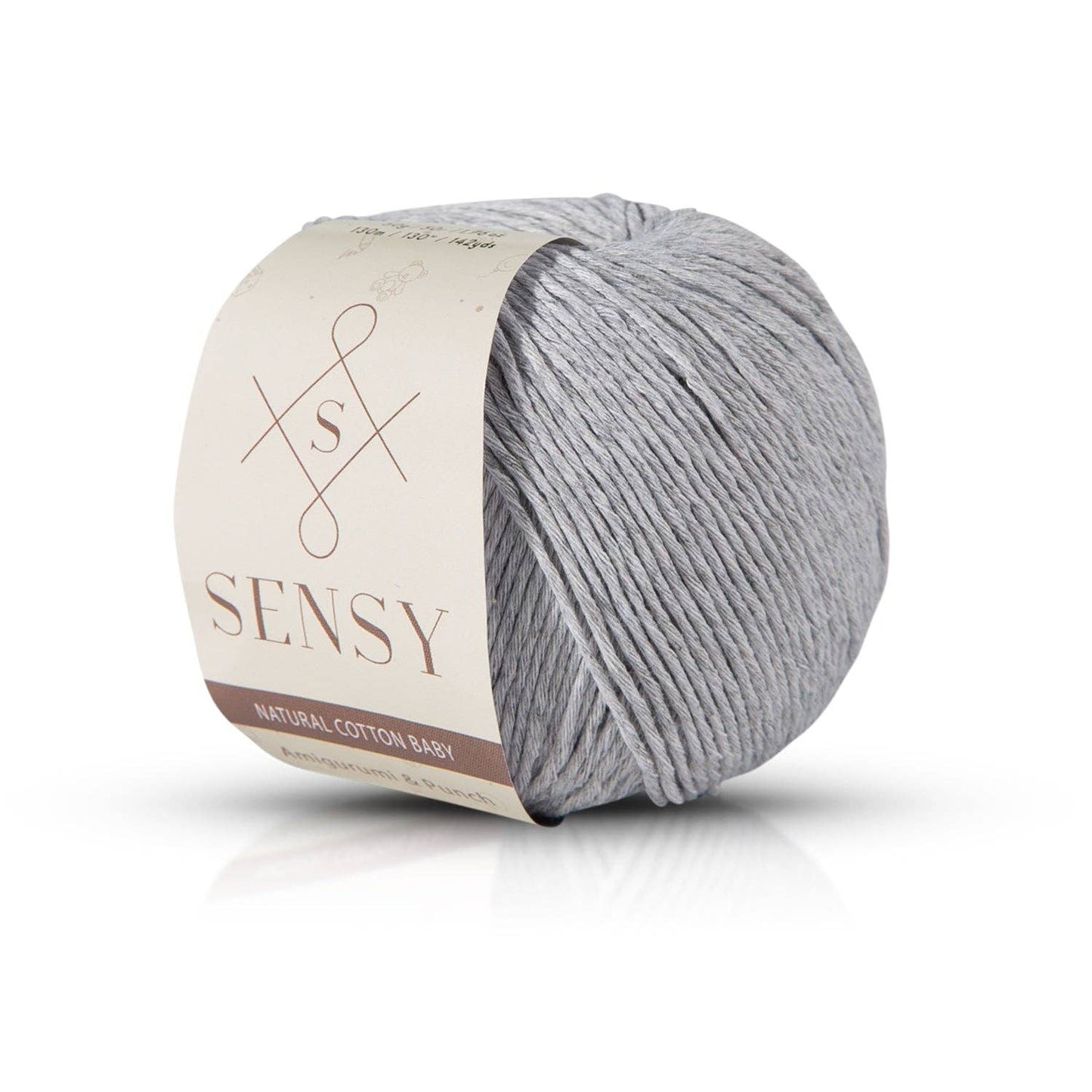 Sensy Premium 100% Soft Cotton Yarn for Amigurumi Knitting a