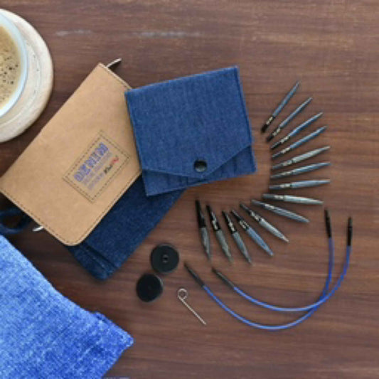 Indigo Interchangeable Knitting Needles Set – Elegant, Compact & Travel-Friendly - The Yarn Geek
