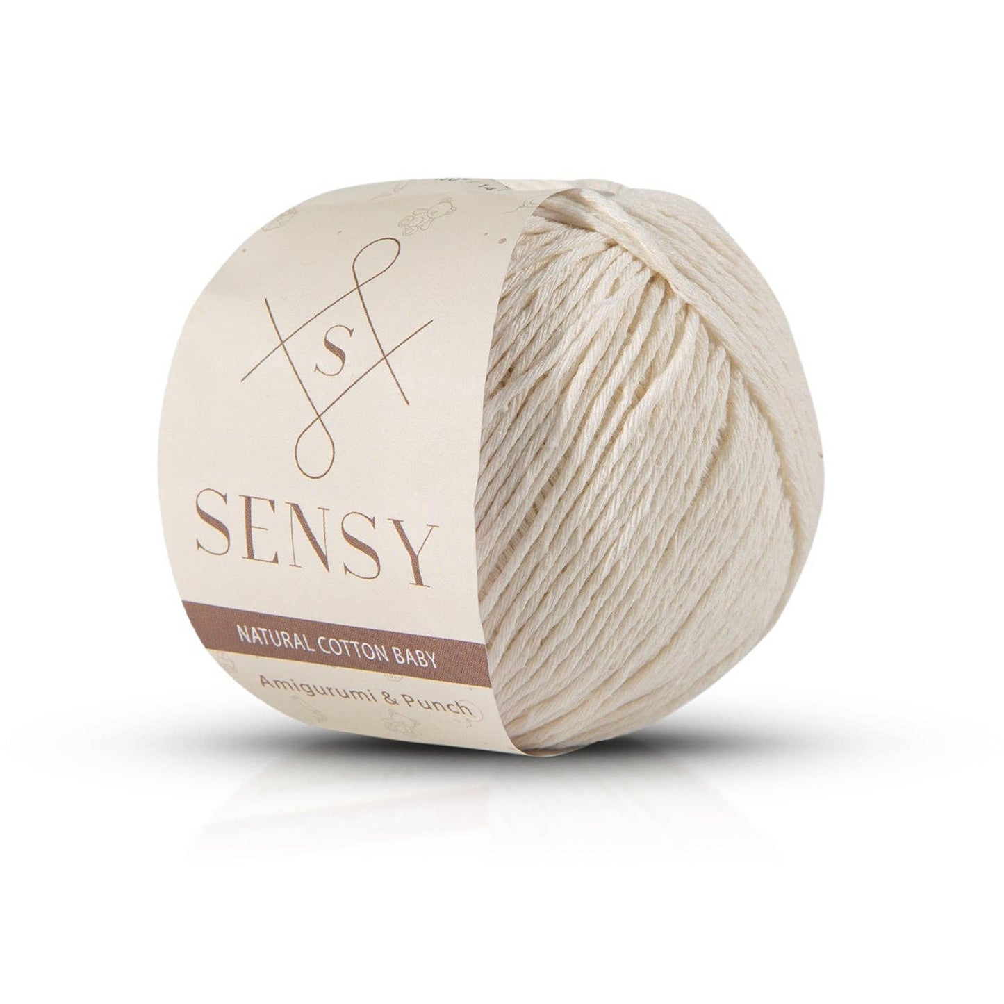 Sensy Premium 100% Soft Cotton Yarn for Amigurumi Knitting a