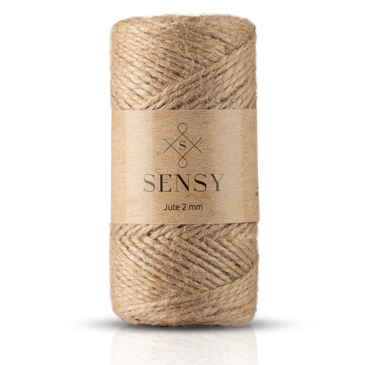 Sensy Premium Natural Jute Twine Best Arts Crafts Gift Twine Christmas Twine Durable Packing String (328 Feet) - The Yarn Geek