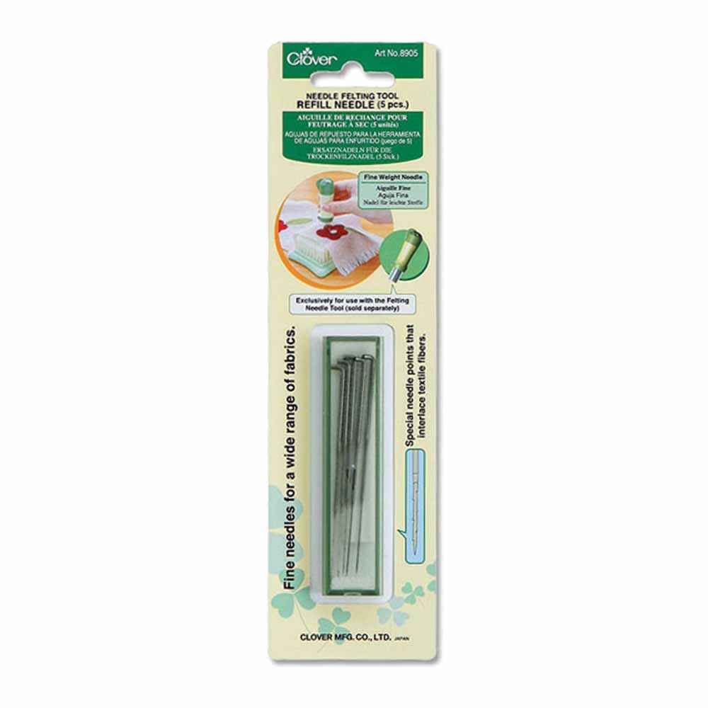 Felting Needle Refill - Fine - 5pcs - The Yarn Geek