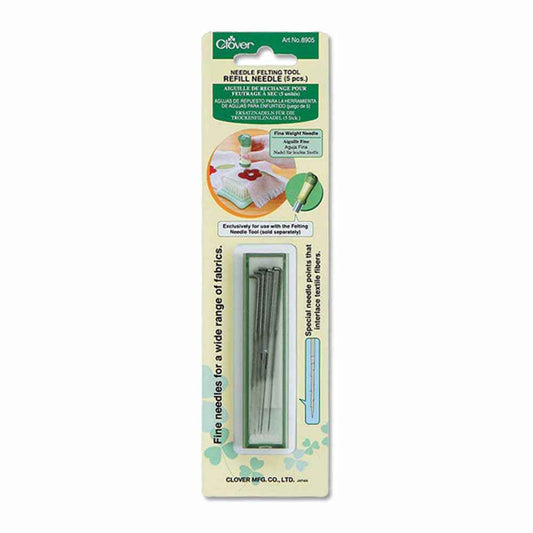Felting Needle Refill - Fine - 5pcs - The Yarn Geek