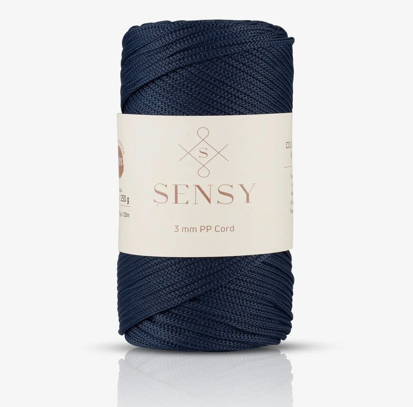 *Pre-Order* Sensy Premium 3mm - 131 Yards 100% Polyester Macrame Cord - The Yarn Geek