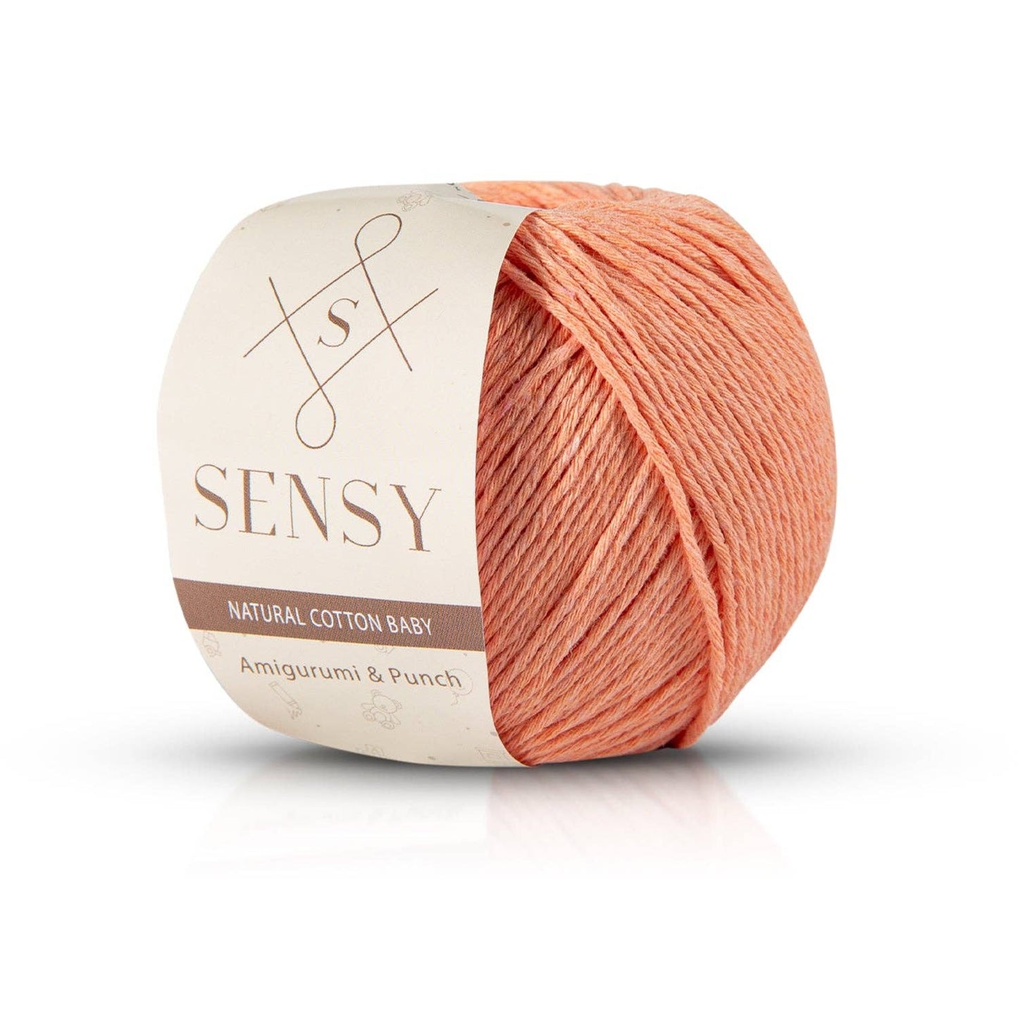 Sensy Premium 100% Soft Cotton Yarn for Amigurumi Knitting a