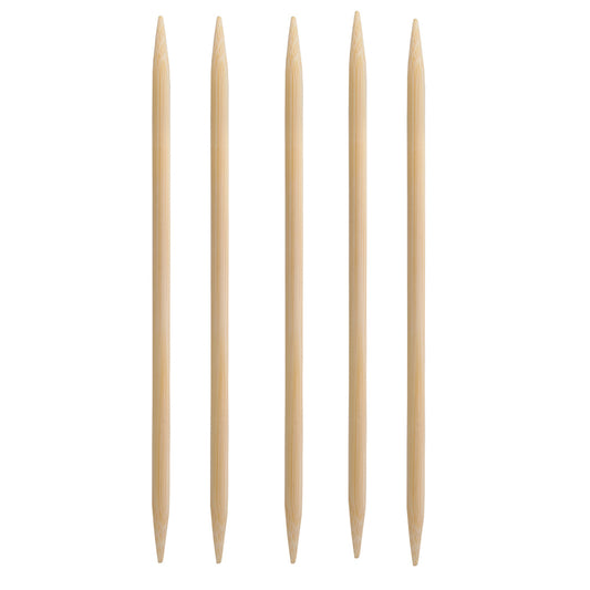 KNITTER'S PRIDE Bamboo 20cm (8″) Double Point Knitting Needles - 5 pcs - The Yarn Geek