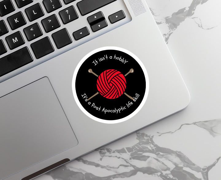 It Isn't a Hobby | Crafting | Waterproof Sticker | 2.5"