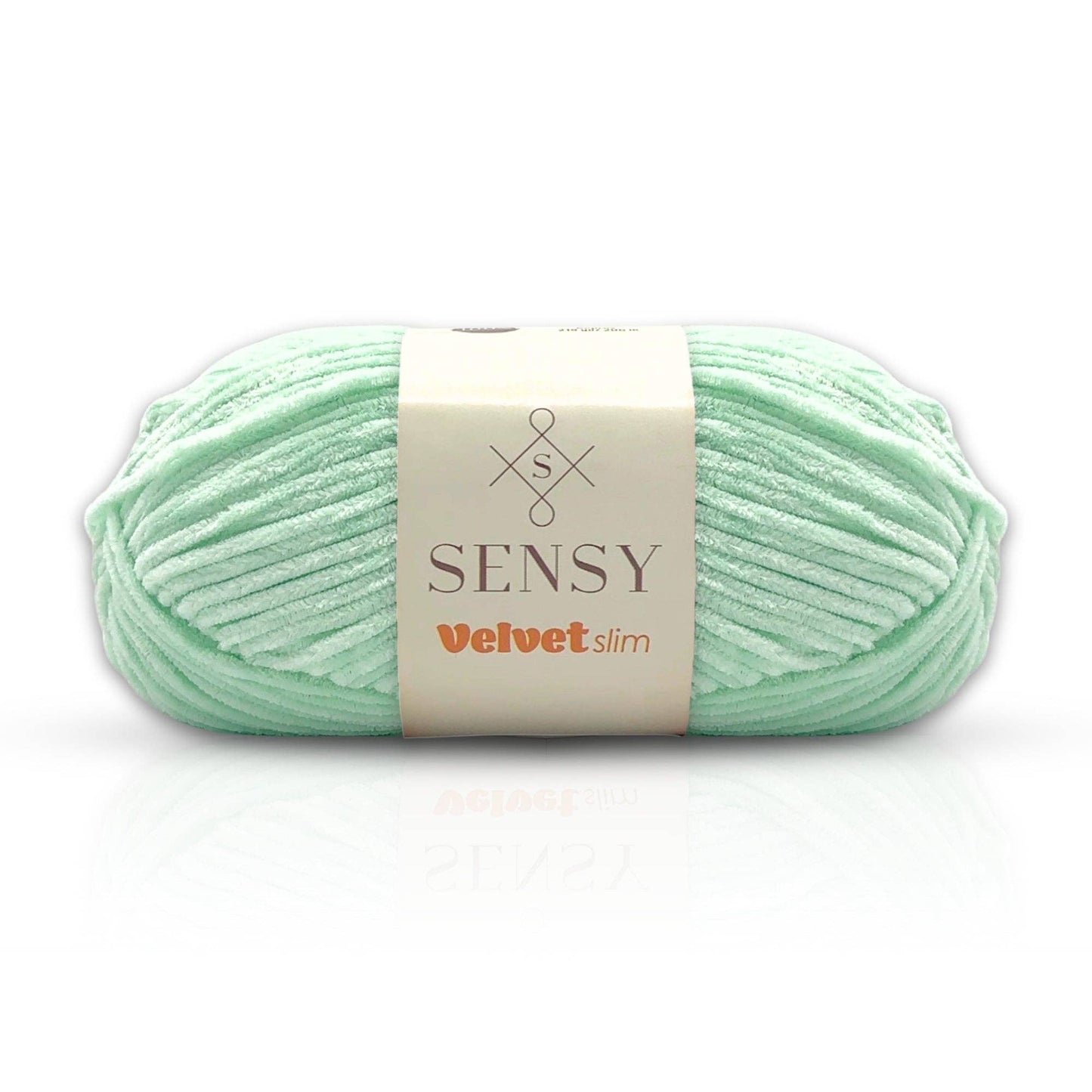 Sensy Velvet Slim Yarn, Amigurumi Yarn, 3.5 oz, 218 Yards, Gauge 3 Light: Orange
