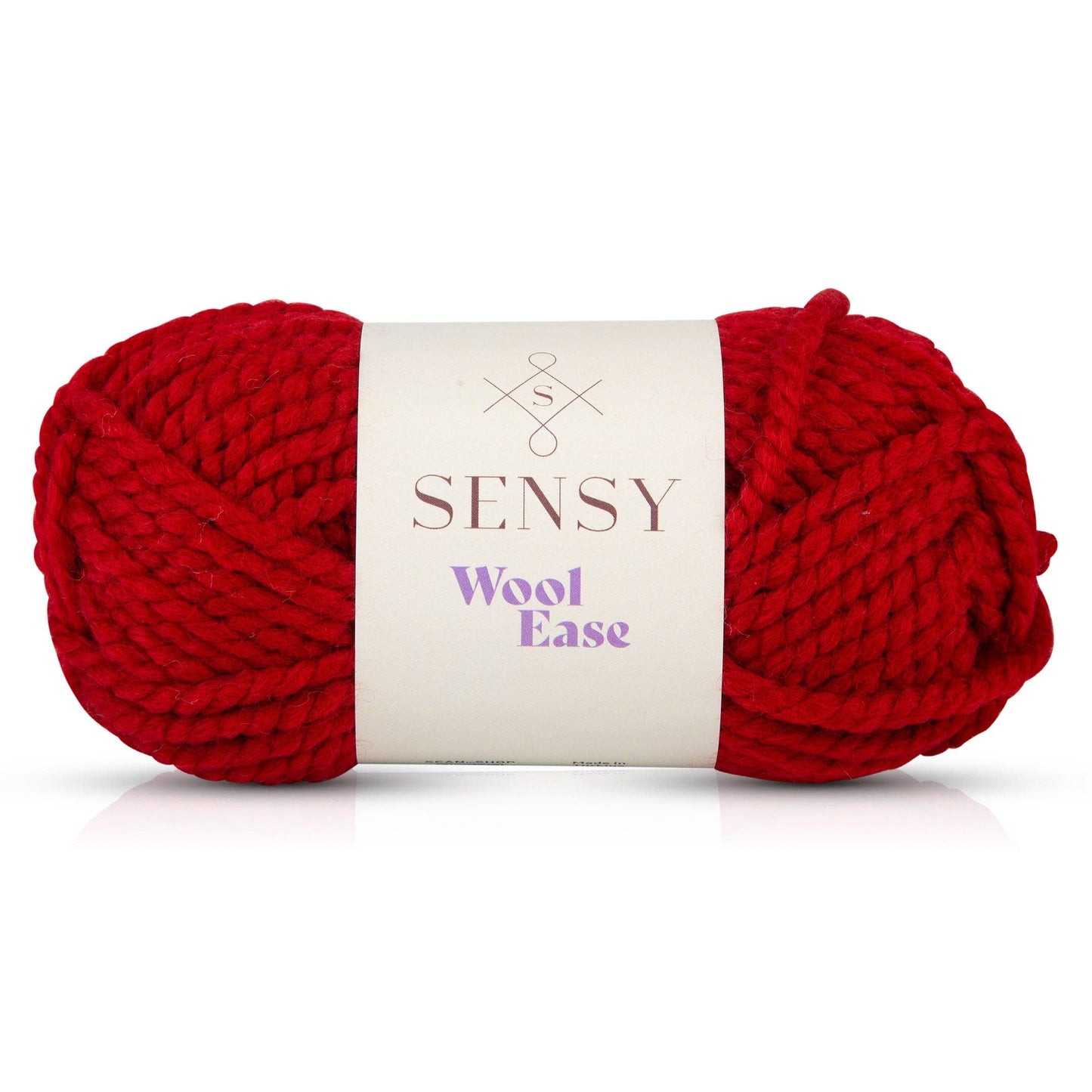 Sensy Wool Ease Yarn, 3.5 oz, 66 Yards, Gauge 6 Super Bulky