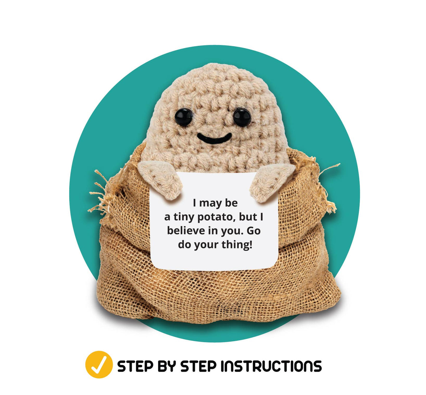 Support Potato DIY Embroidery Kit