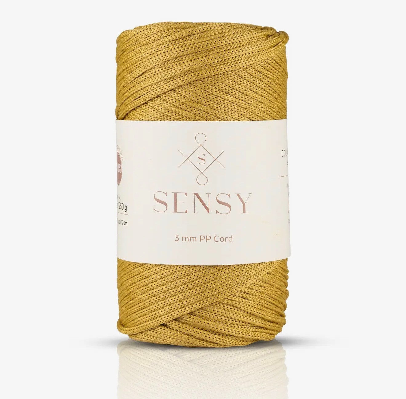*Pre-Order* Sensy Premium 3mm - 131 Yards 100% Polyester Macrame Cord - The Yarn Geek
