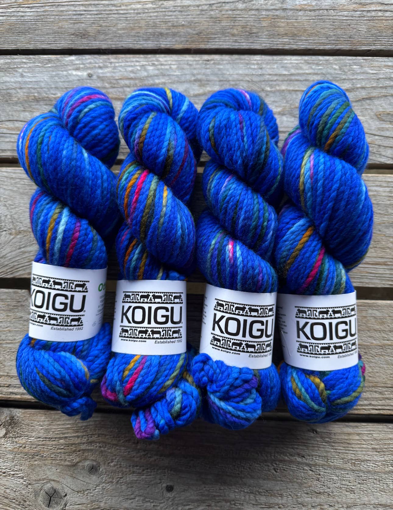 Koigu Othello (chunky merino) group A