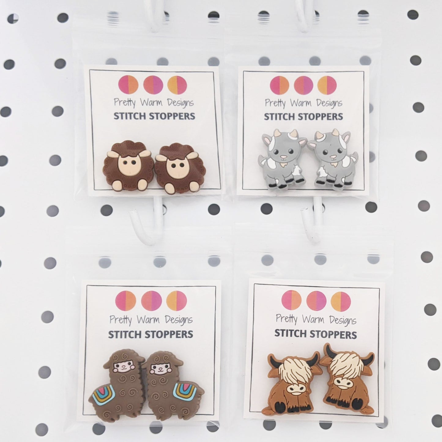 Llaughing Llamas Stitch Stoppers for Knitting