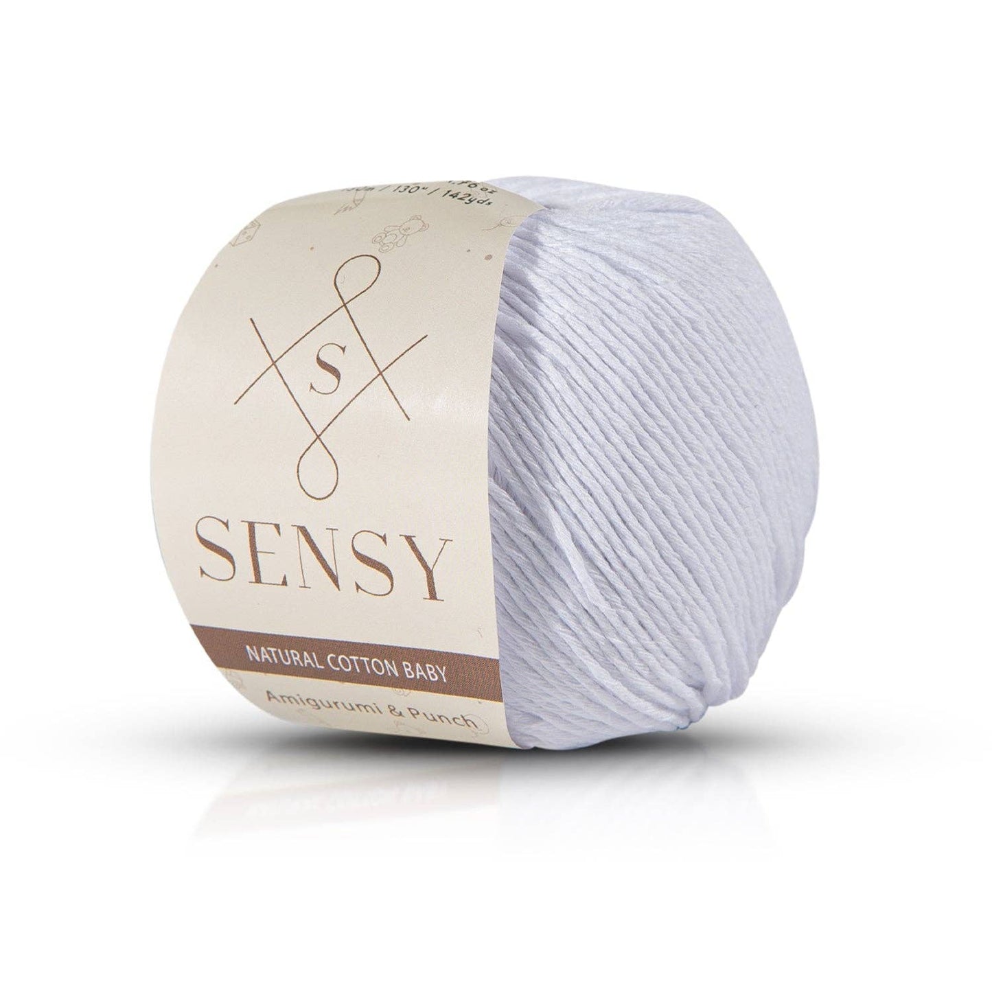 Sensy Premium 100% Soft Cotton Yarn for Amigurumi Knitting a