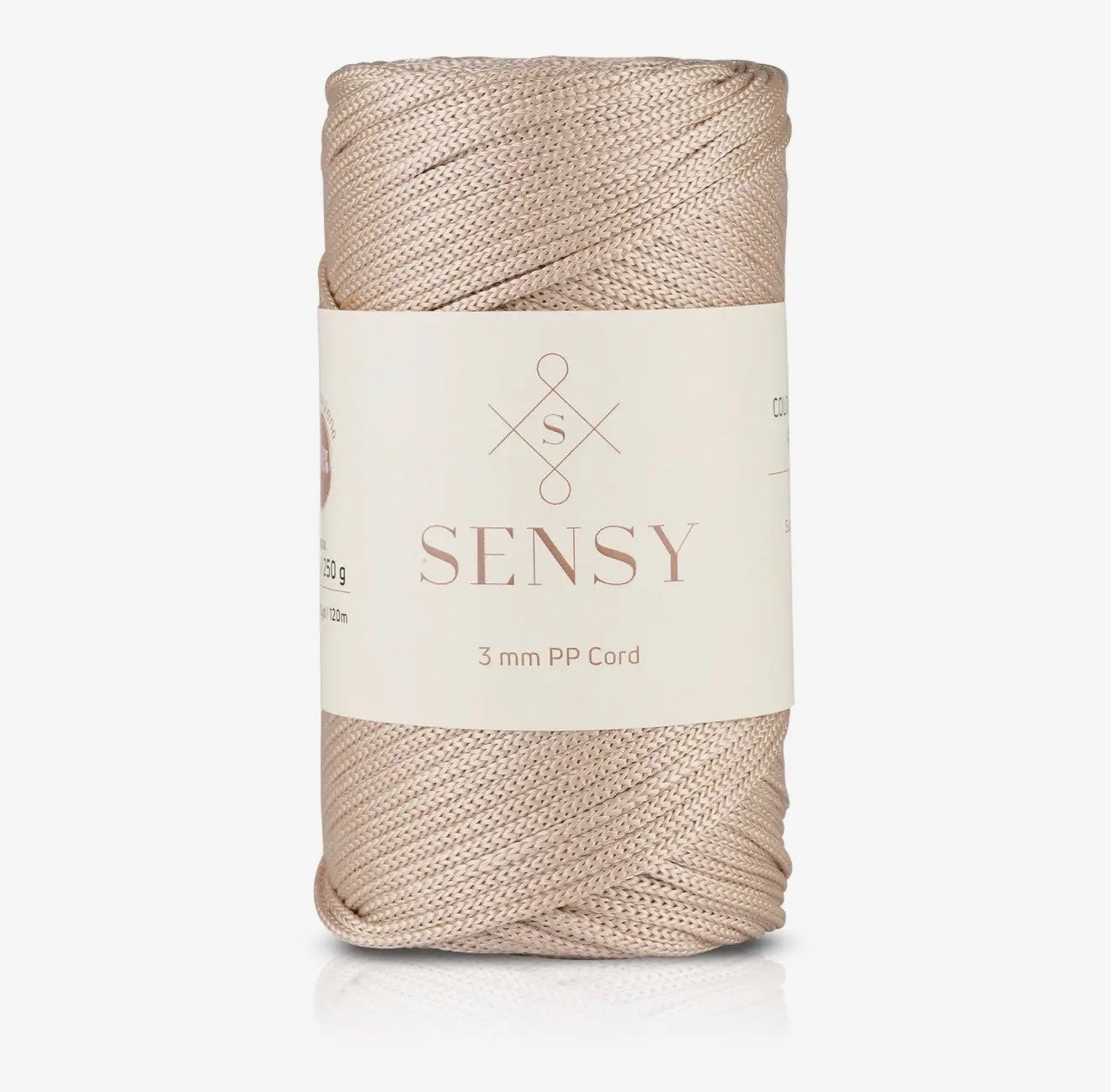 *Pre-Order* Sensy Premium 3mm - 131 Yards 100% Polyester Macrame Cord - The Yarn Geek