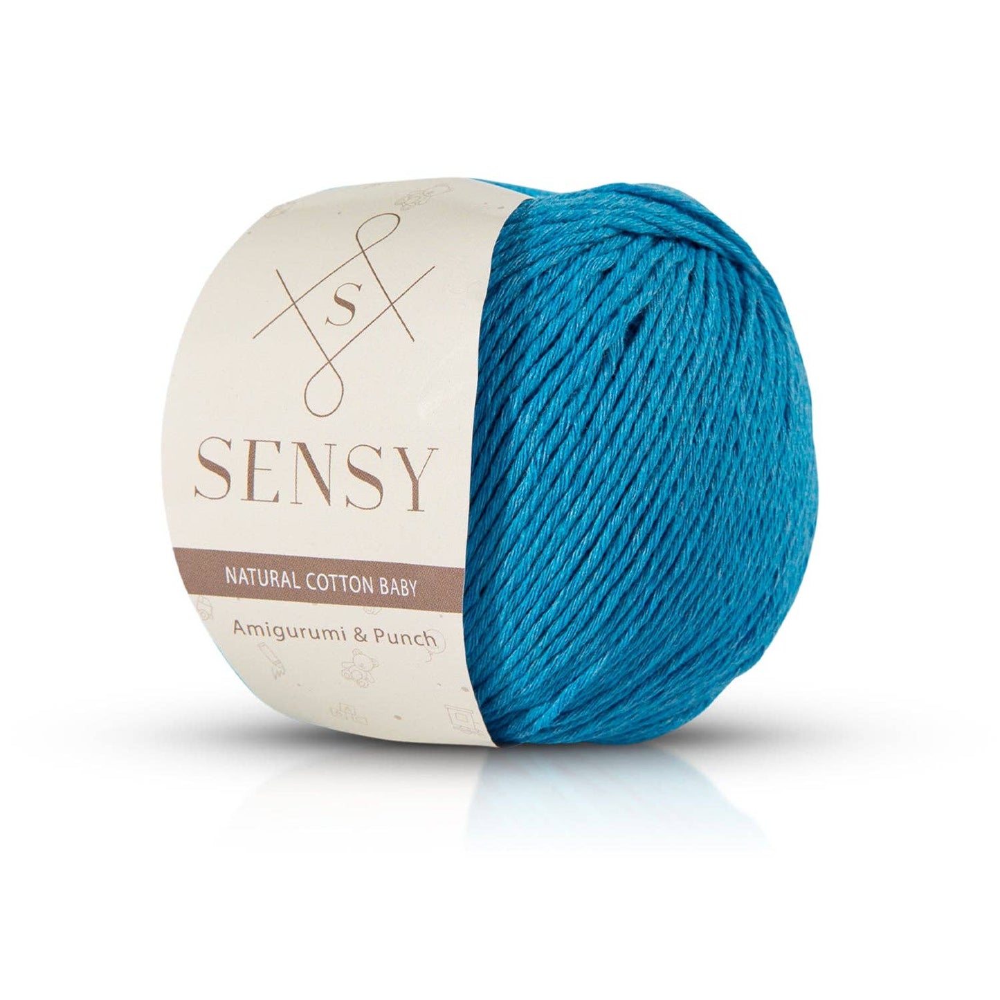 Sensy Premium 100% Soft Cotton Yarn for Amigurumi Knitting a