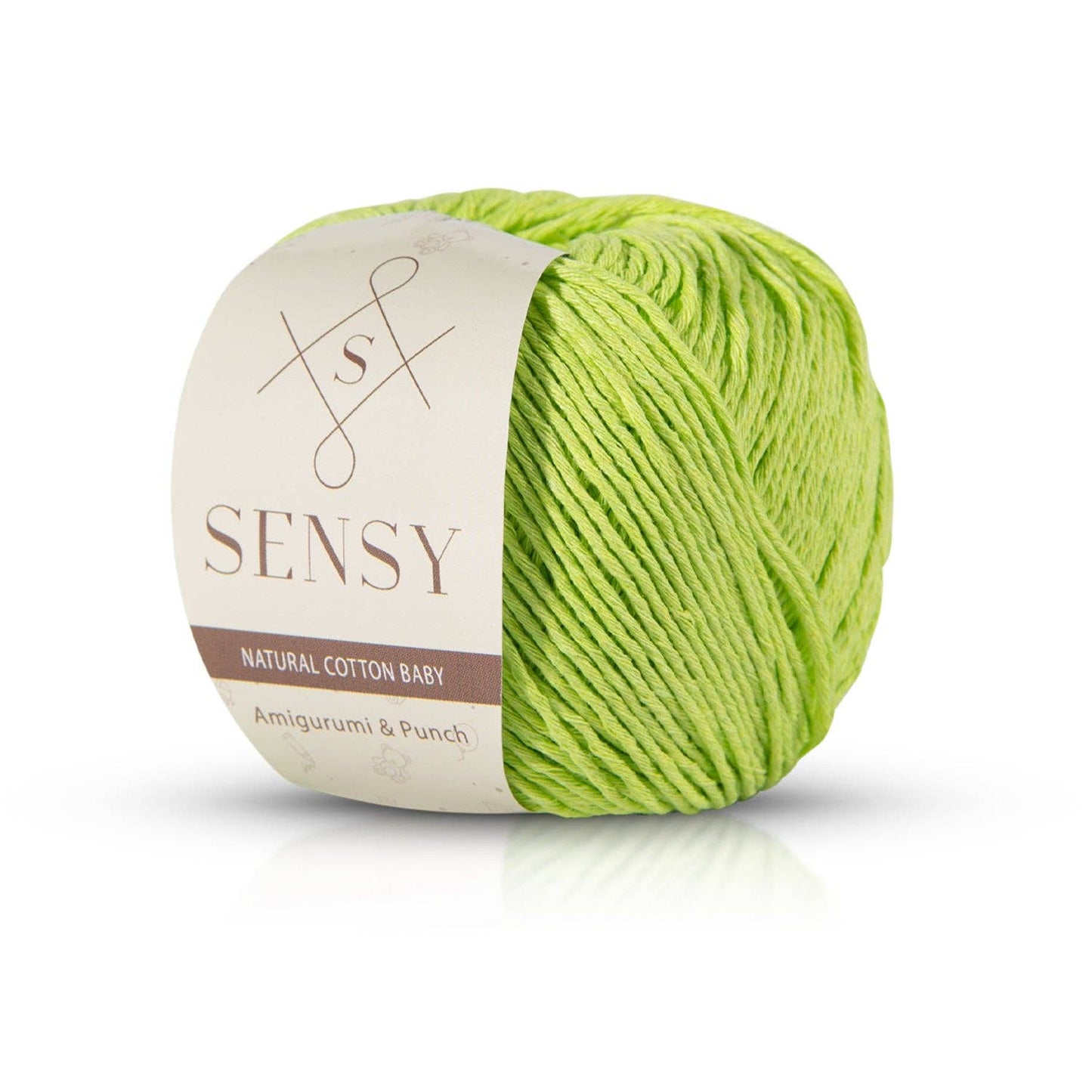 Sensy Premium 100% Soft Cotton Yarn for Amigurumi Knitting a