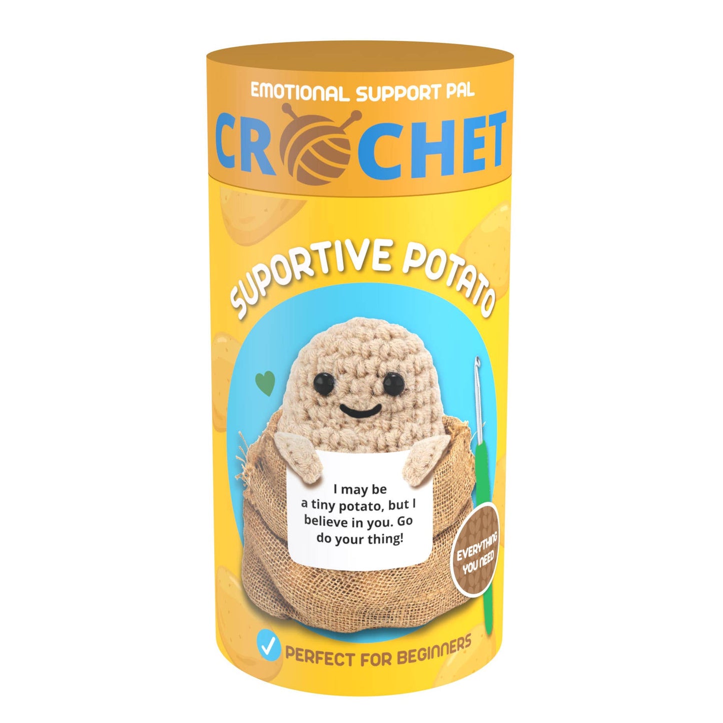 Support Potato DIY Embroidery Kit