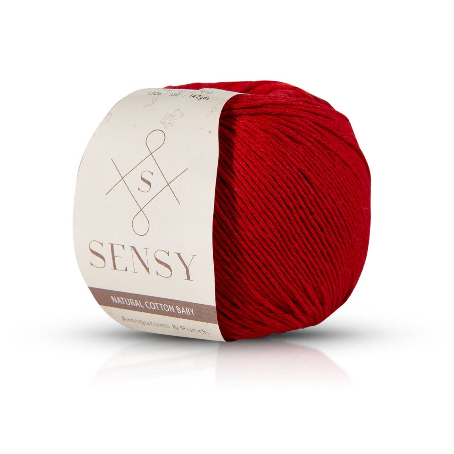 Sensy Premium 100% Soft Cotton Yarn for Amigurumi Knitting a
