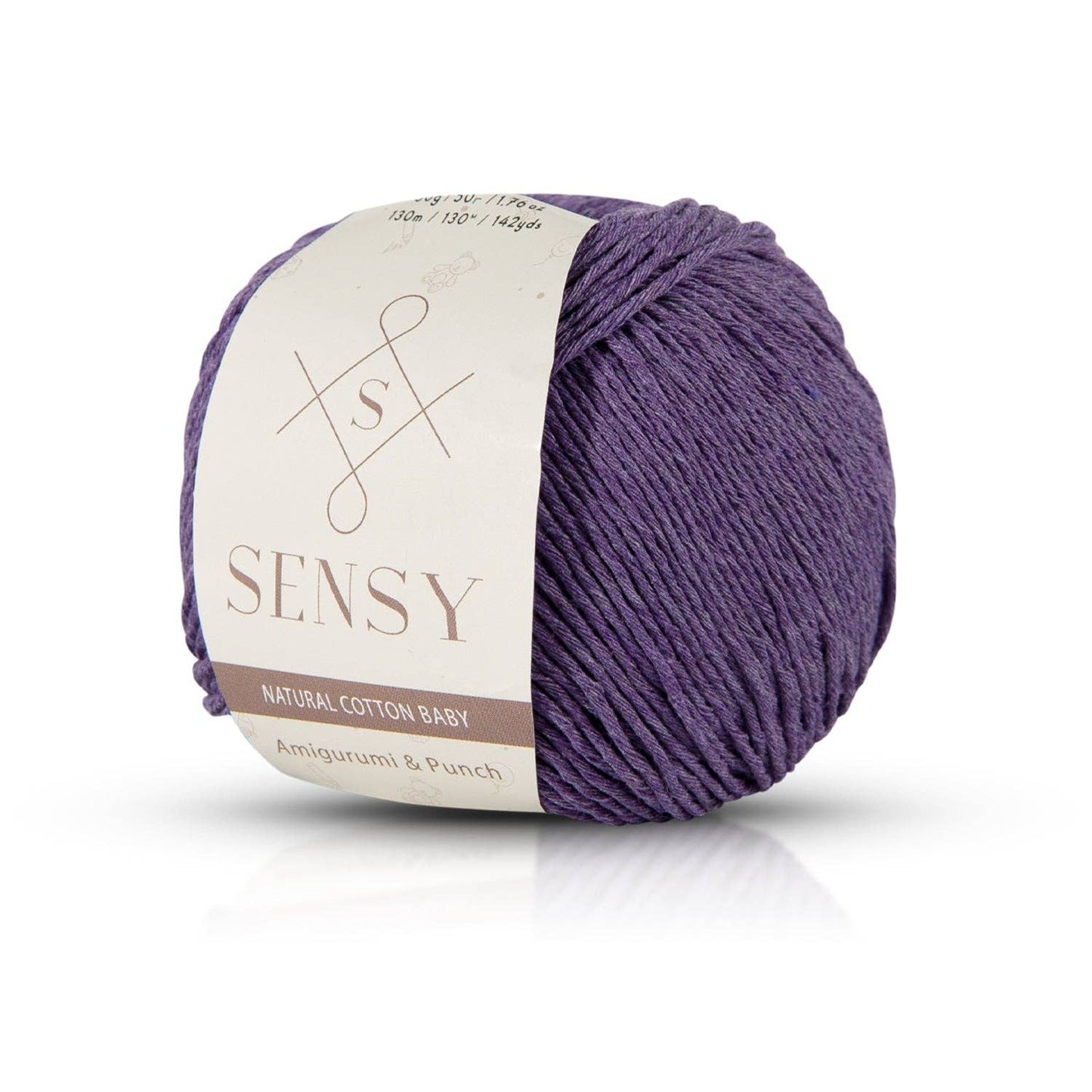 Sensy Premium 100% Soft Cotton Yarn for Amigurumi Knitting a