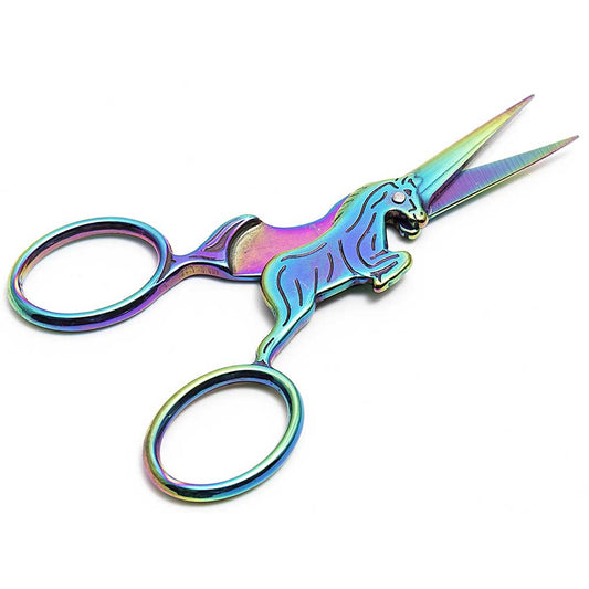 Rainbow Unicorn Scissors (4") - The Yarn Geek