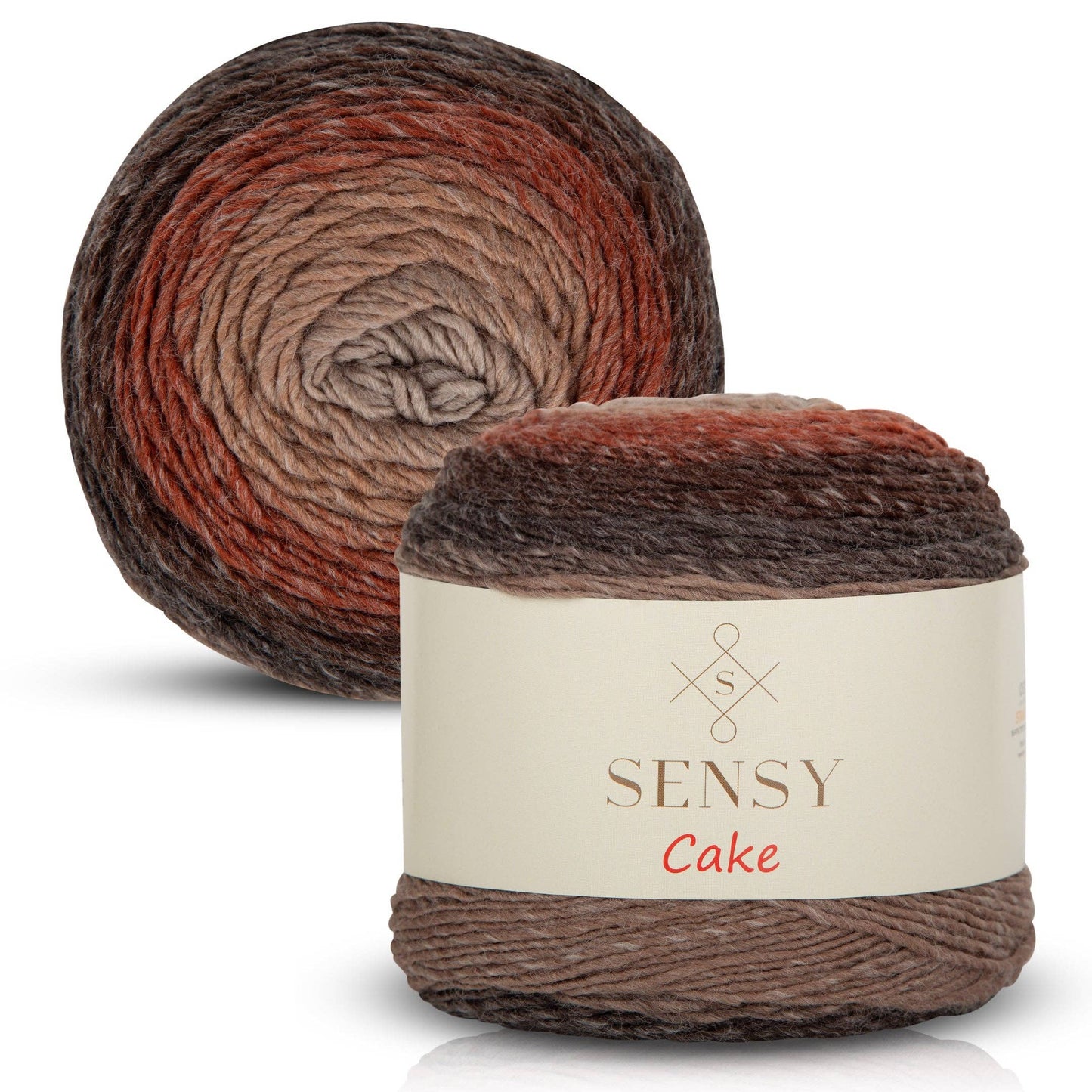 Sensy Cake Yarn, 5.3 oz, 525 Yards, Gauge 3 Light: 559 / 1 Skein