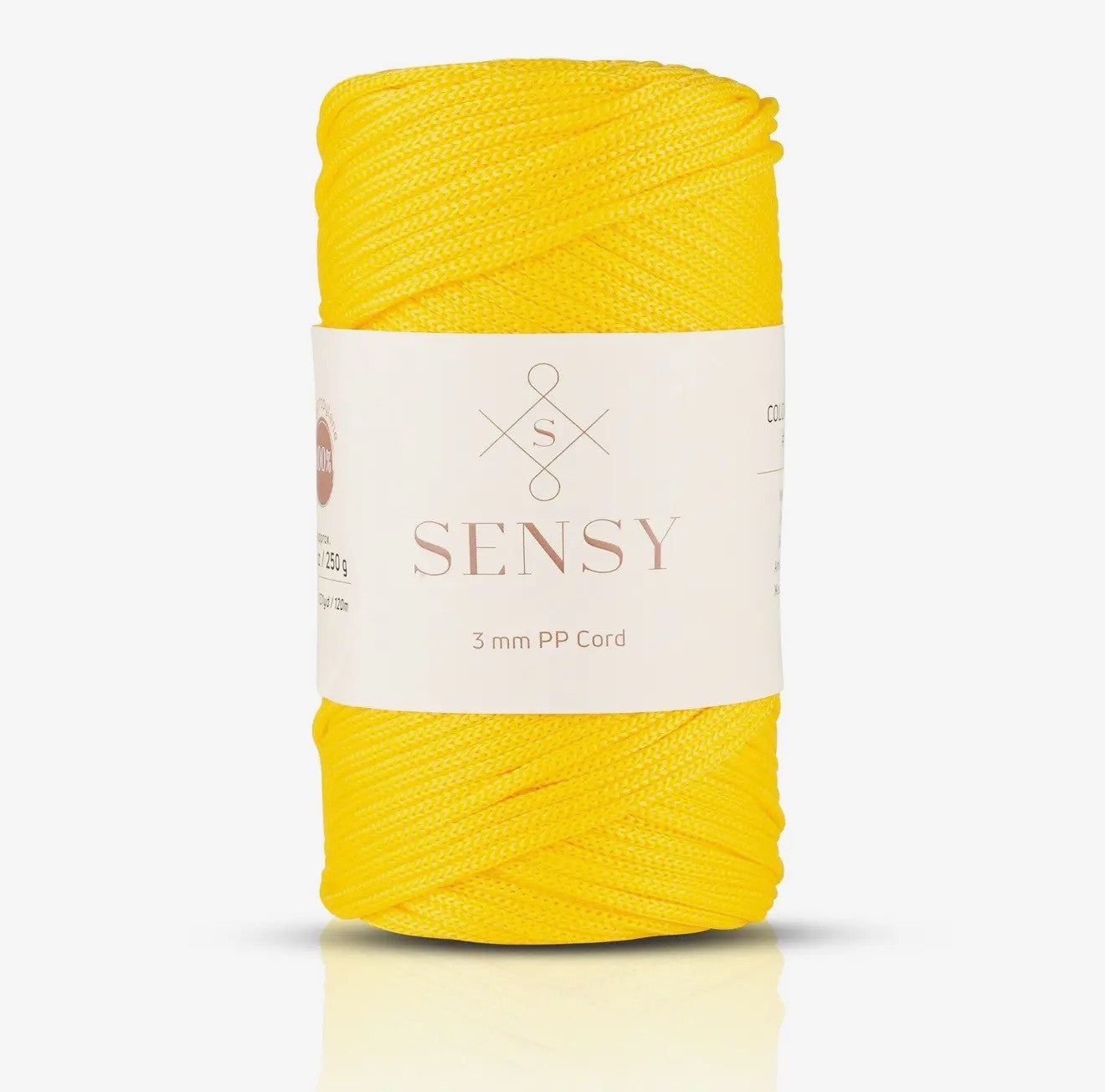 *Pre-Order* Sensy Premium 3mm - 131 Yards 100% Polyester Macrame Cord - The Yarn Geek