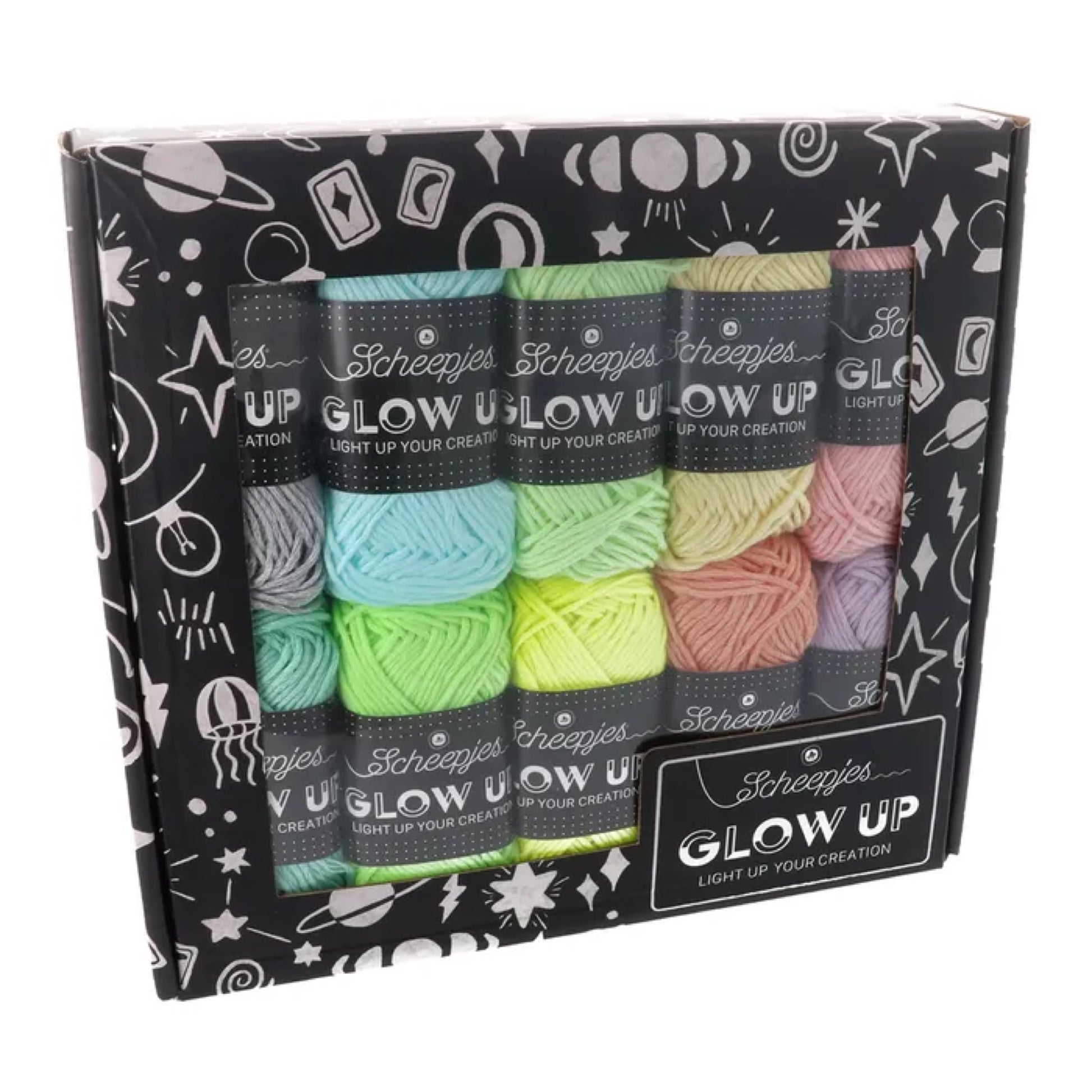 *Group Order* Scheepjes Glow Up Colour Pack 10x25g - The Yarn Geek