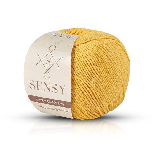 Sensy Premium 100% Soft Cotton Yarn for Amigurumi Knitting a