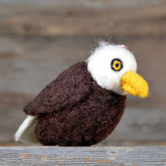 Needle Felting Kit- Eagle Ornament- Bird Craft Kit