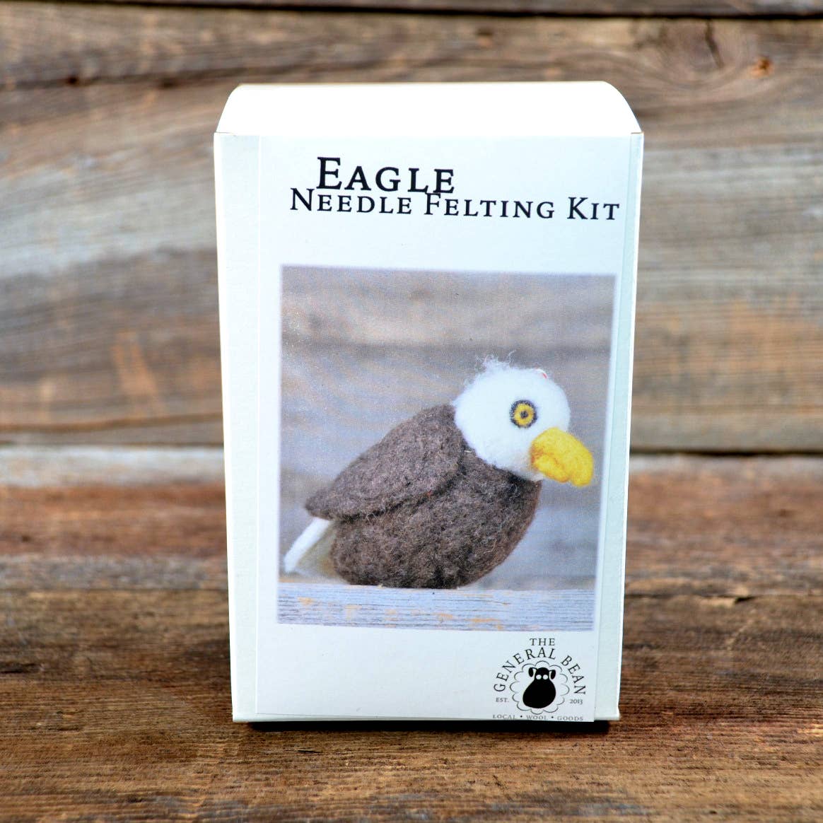 Needle Felting Kit- Eagle Ornament- Bird Craft Kit