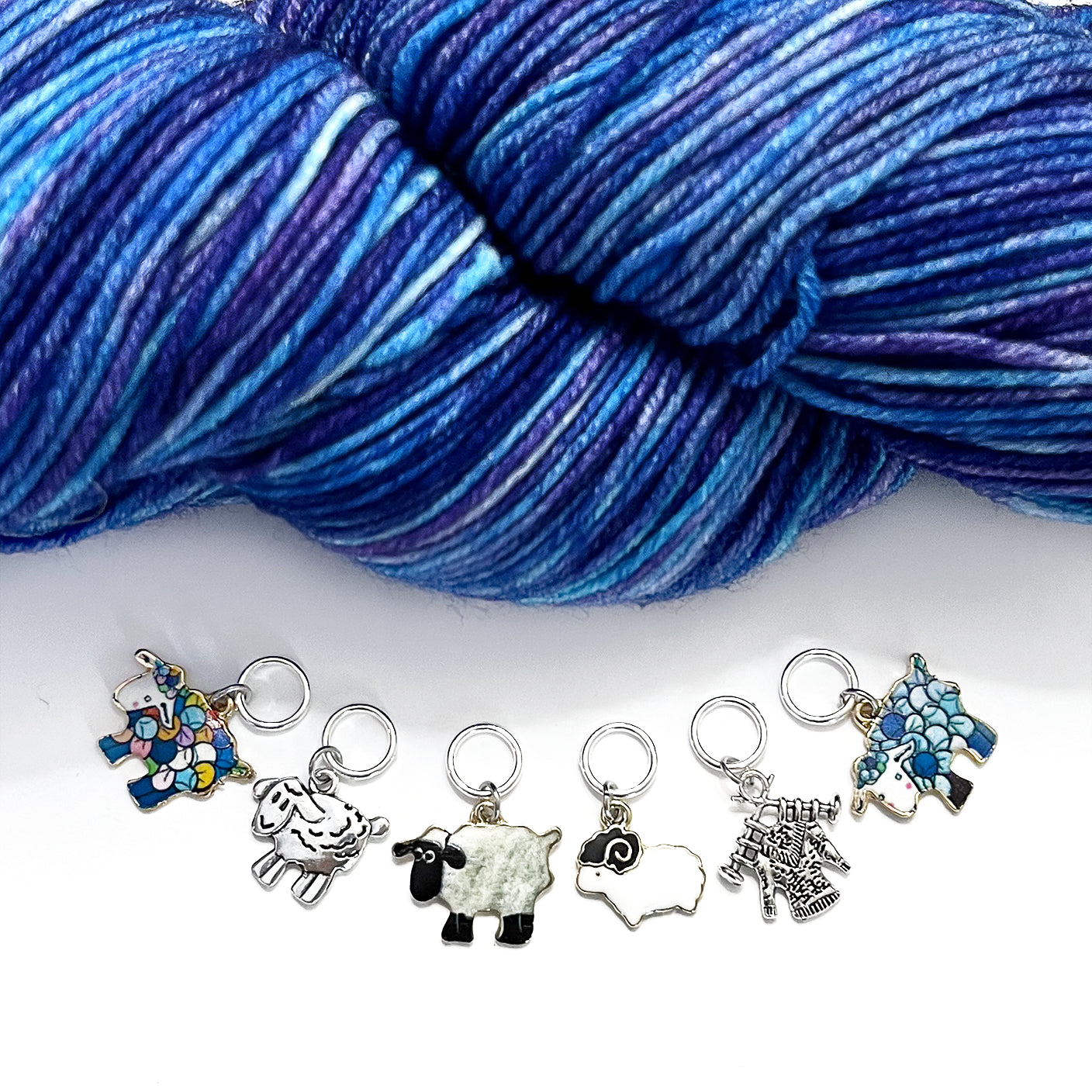 Sheep Stitch Markers - Set of 6