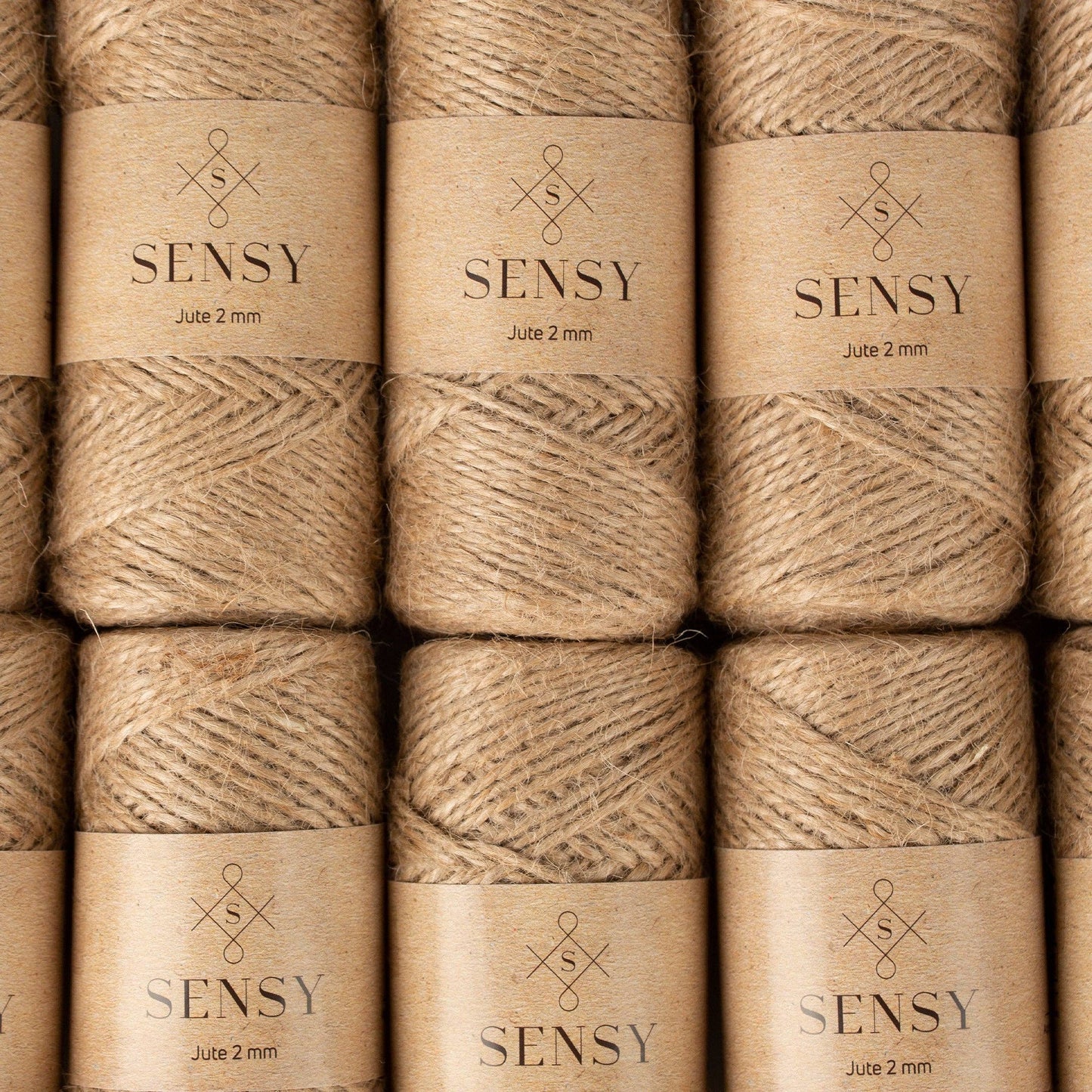 Sensy Premium Natural Jute Twine Best Arts Crafts Gift Twine Christmas Twine Durable Packing String (328 Feet) - The Yarn Geek