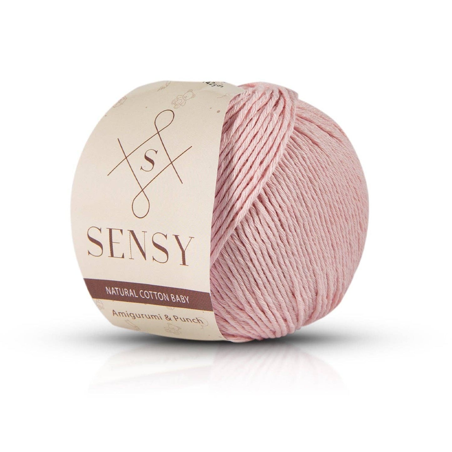 Sensy Premium 100% Soft Cotton Yarn for Amigurumi Knitting a