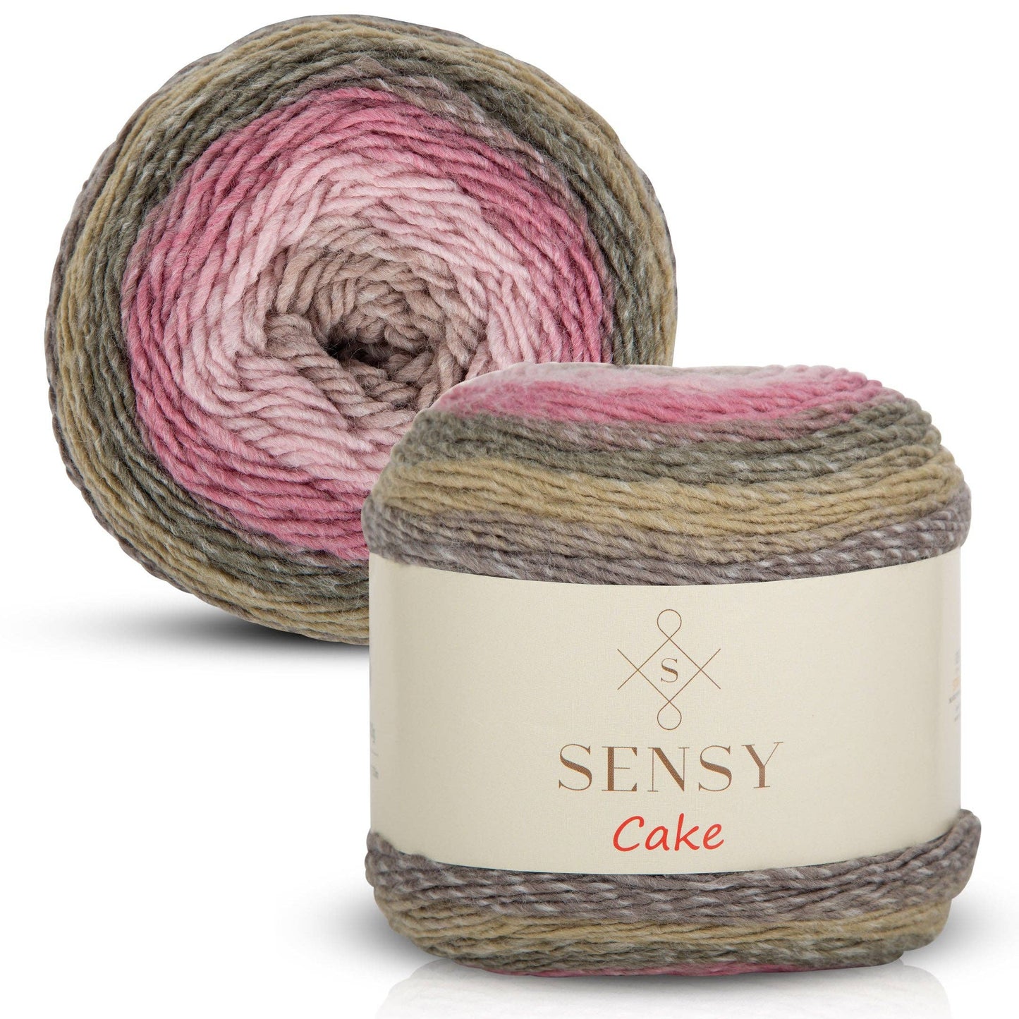 Sensy Cake Yarn, 5.3 oz, 525 Yards, Gauge 3 Light: 559 / 1 Skein